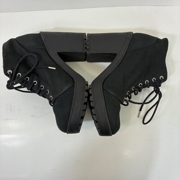Y2K Style Chunky Heel Platform Boots Size 7 - Picture 8 of 9